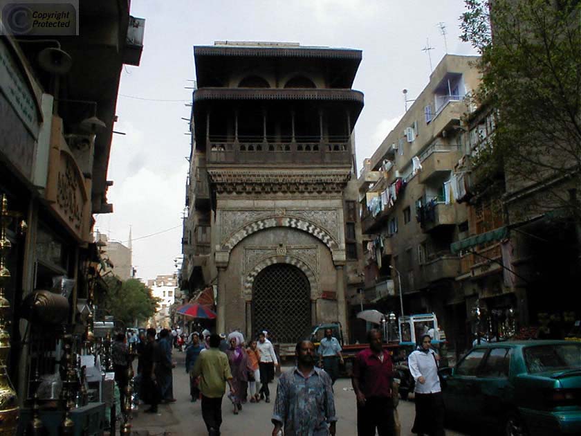 Building in Center of Road